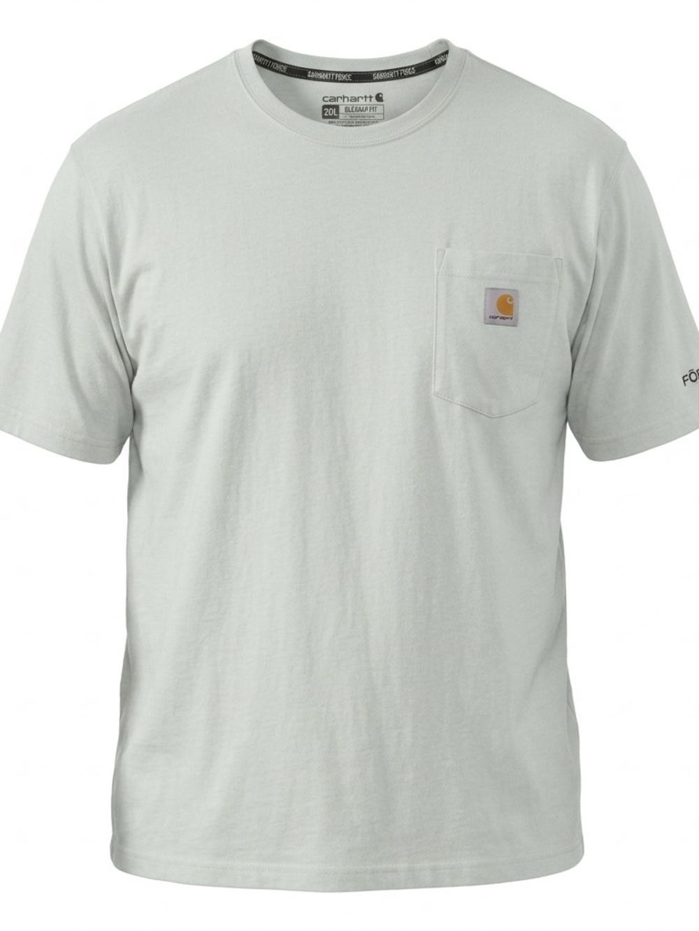 Carhartt Force Short‎ Sleeve Pocket T-Shirt Relaxed Fit Gray 2XL